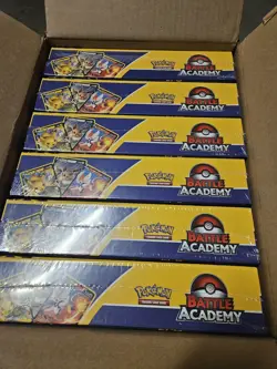 6x Pokemon Trading Card Game Battle Academy SEALED - Image 1