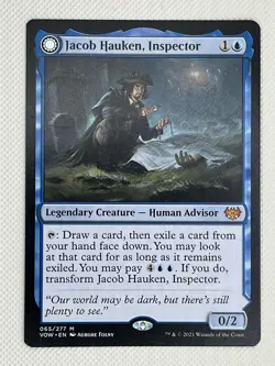 Jacob Hauken, Inspector - Innistrad: Crimson Vow - MTG - NM - Regular Mythic - Image 1