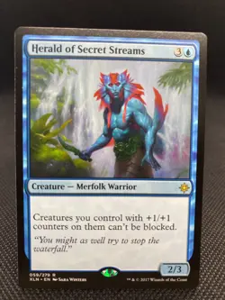 MTG Herald of Secret Streams - Ixalan NM/Reg English - Image 1