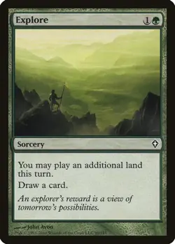 Explore Worldwake Light Play MTG Magic DNA GAMES - Image 1