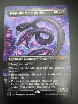 Junji, the Midnight Sky (Borderless) Kamigawa: Neon Dynasty Regular - Image 1
