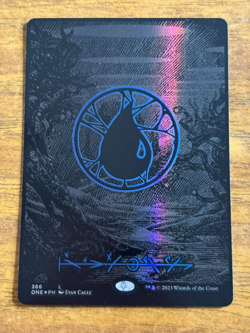 Island - Oil Slick - Phyrexia : All Will Be One - MTG - FOIL - 366 - Image 1