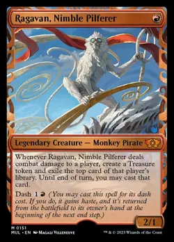 MTG Ragavan, Nimble Pilferer - Halo Foil NM-Mint March of the Machine: Multivers - Image 1