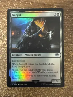 MTG *Nazgul (333) Foil X1* (NM) Universe Beyond: Lord of the Rings Magic - Image 1