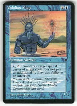 VODALIAN MAGE (POOLE) (COMMON) MTG FALLEN EMPIRES - Image 1