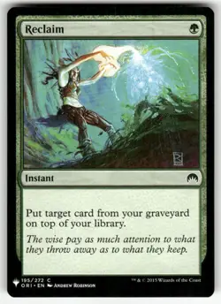 RECLAIM #195 MTG THE LIST REPRINTS - Image 1