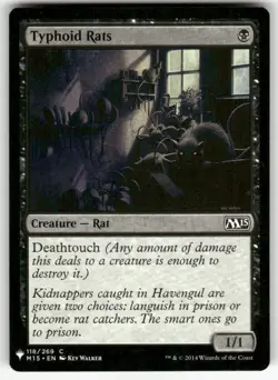 TYPHOID RATS #118 MTG THE LIST REPRINTS - Image 1