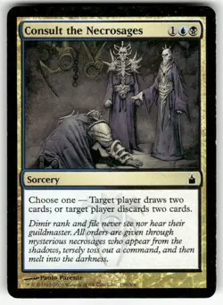 CONSULT THE NECROSAGES #199 (COMMON) MTG RAVNICA: CITY OF GUILDS - Image 1