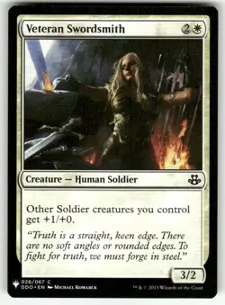 VETERAN SWORDSMITH #28 (COMMON) MTG THE LIST REPRINTS - Image 1