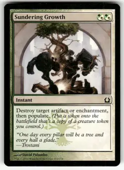 SUNDERING GROWTH #223 MTG RETURN TO RAVNICA - Image 1