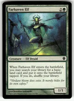 FARHAVEN ELF #144 MTG COMMANDER 2013 - Image 1