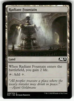 RADIANT FOUNTAIN #248 MTG CORE SET 2021 - Image 1