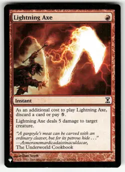 LIGHTNING AXE #168/301 MTG THE LIST REPRINTS - Image 1