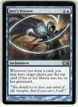 JACE'S ERASURE #60 MTG MAGIC 2012 (M12) - Image 1