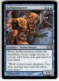 ARCHAEOMANCER #41 MTG MAGIC 2013 (M13) - Image 1