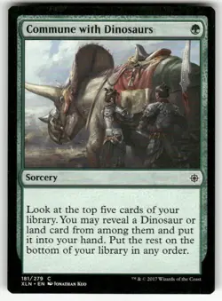 COMMUNE WITH DINOSAURS #181 (COMMON) MTG IXALAN - Image 1