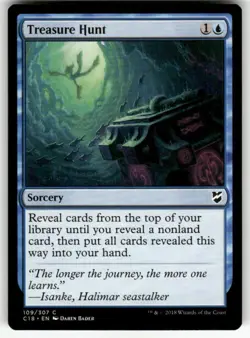 TREASURE HUNT #109 (COMMON) MTG COMMANDER 2018 - Image 1