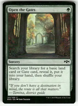 OPEN THE GATES #133 (COMMON) MTG RAVNICA ALLEGIANCE - Image 1