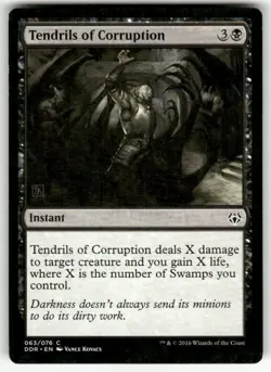 TENDRILS OF CORRUPTION #63 (COMMON) MTG DUEL DECKS: NISSA VS. OB NIXILIS - Image 1