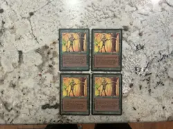Gaea’s Touch X4 Magic the Gathering The Dark Edition Gaeas Touch Playset LP - Image 1