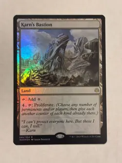 Karn's Bastion War of the Spark Foil Magic the Gathering MTG - Image 1