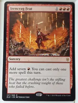 Irencrag Feat - Throne of Eldraine - Magic the Gathering MTG Nice! - Image 1
