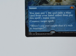 Force of Will - MTG - Borderless Mythic - Non-Foil - Dominaria Remastered - Image 4