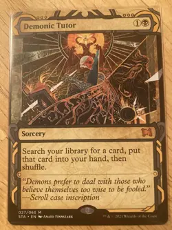 MTG - Demonic Tutor - Strixhaven - NM - English - Image 1