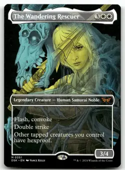 The Wandering Rescuer (Showcase) #351 MTG Duskmourn NM X1 - Image 1