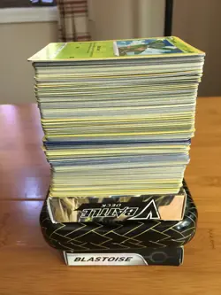 HUGE Pokemon Card Lot 370+ Cards 2019-2021 Holos Random Collection Tin Slammers - Image 2