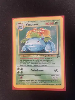 Venusaur 18/130 Pokemon TCG Base Set 2 - Image 1