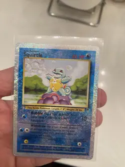 Pokemon Legendary collection reverse holo squirtle hp- dmg - Image 1