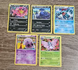 Pokemon Tcg Lot 5 Rares Phantom Forces Spiritomb Honchkrow Feraligatr Swalot - Image 1