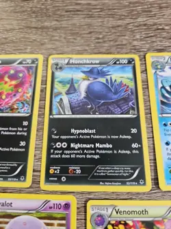 Pokemon Tcg Lot 5 Rares Phantom Forces Spiritomb Honchkrow Feraligatr Swalot - Image 3