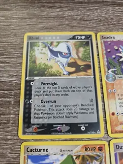 Pokemon Tcg Lot Of 7 2006 Rares Pinsir Absol Cacturne Dusclops Zangoose - Image 2