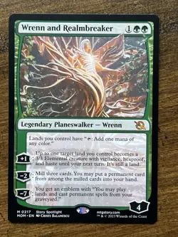 MTG Wrenn and Realmbreaker - 217 / Regular / Near Mint - Image 1