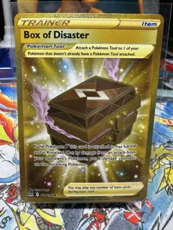 Pokemon Box Of Disaster Lost Origin 214/196 Secret Rare NM - Image 1