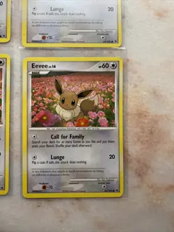 Pokemon D&P Majestic Dawn Set COMMON Eevee 62/100 - Near Mint Condition (x4) - Image 4
