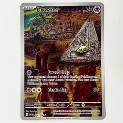Pokemon Drowzee #210/198 Scarlet & Violet Base Set Halo Illustration Rare NM - Image 1