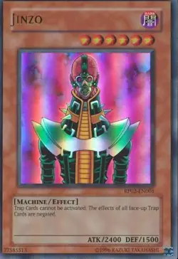 Yugioh! LP Jinzo - RP02-EN001 - Ultra Rare - Unlimited Edition Lightly Played, E - Image 1