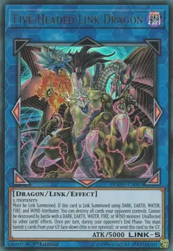 Five-Headed Link Dragon - DUOV-EN007 - Ultra Rare - 1st Edition Near Mint Yugioh - Image 1