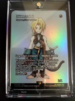 MTG Zidane Tribal (Showcase) Final Fantasy: Through the Ages Foil M/NM Cond. - Image 1
