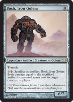 4x Bosh, Iron Golem NM-Mint, English Planechase MTG Magic - Image 1