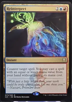 Reinterpret #73 Commander 2021 Regular Rare - Image 1