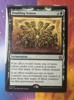 Doubling Season Foundations Regular MTG TCG CCG - Image 1