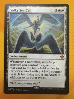 Valkyrie's Call Foundations Rare MTG TCG CCG - Image 1
