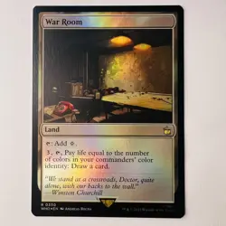 Magic The Gathering Mtg War Room Foil Doctor Who Universes Excellent Rare - Image 1