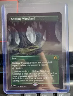 Magic: The Gathering Shifting Woodland Shifting Woodland Modern Horizons 3 #357 - Image 1