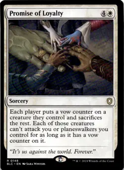 Promise of Loyalty R Commander: Bloomburrow 148 NM - Image 1