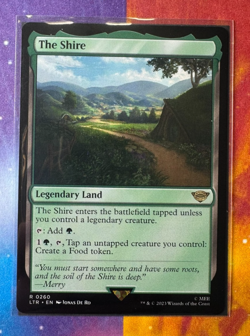 The Shire MTG LotR Legendary Land Universes Beyond Nexum Cards and more! - Image 1